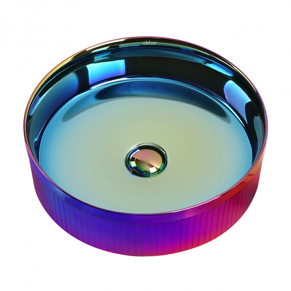 Раковина-чаша Abber Bequem 40 см AC2114Regen, хамелеон - фото 5