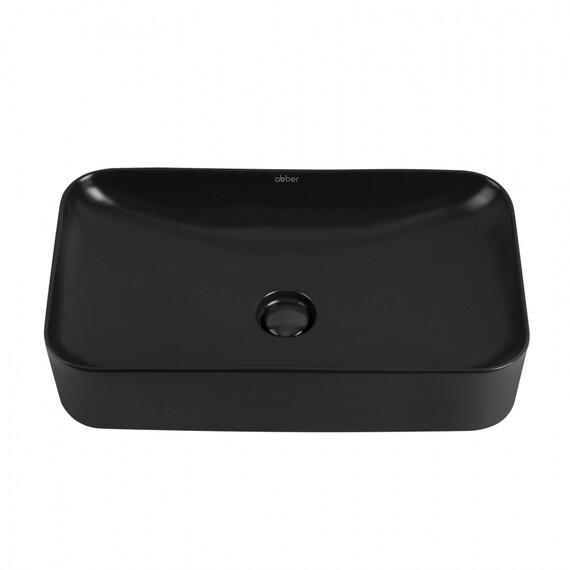 Раковина-чаша Abber Rechteck 60 см AC2204MB, черный матовый - фото 3