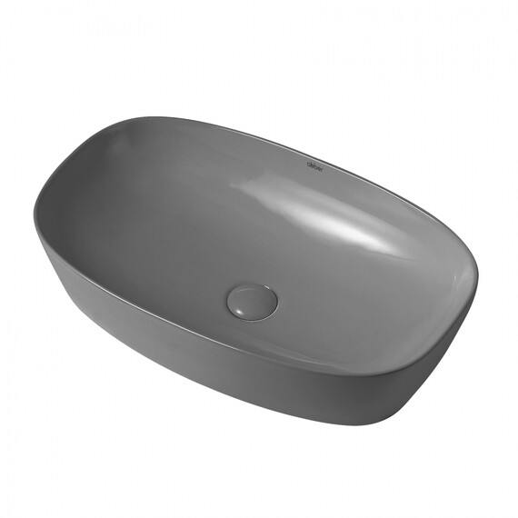 Раковина-чаша Abber Rechteck 60 см AC2206MG, серый матовый - фото 2