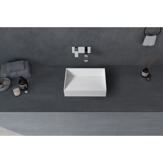 Раковина-чаша Abber Stein 60 см AS2623, белый матовый - фото 2