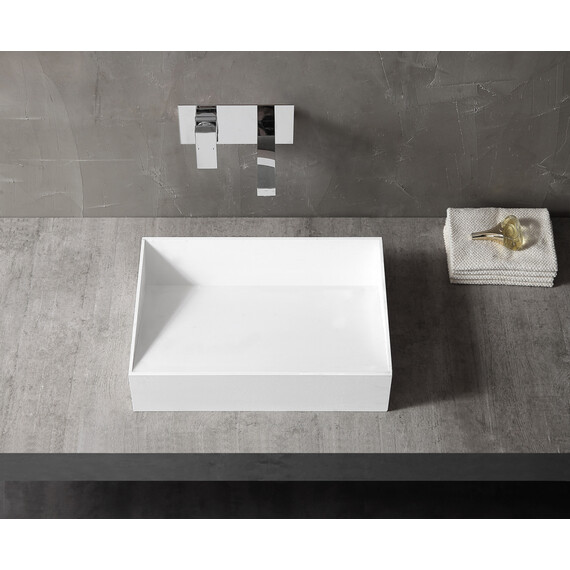 Раковина-чаша Abber Stein 60 см AS2623, белый матовый - фото 3