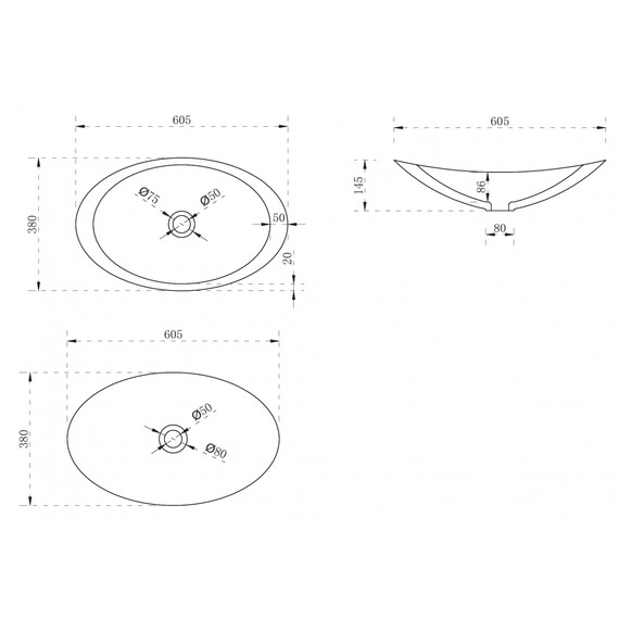Раковина-чаша прозрачная Abber Kristall 60 см AT2808Emerald, зеленый - фото 5
