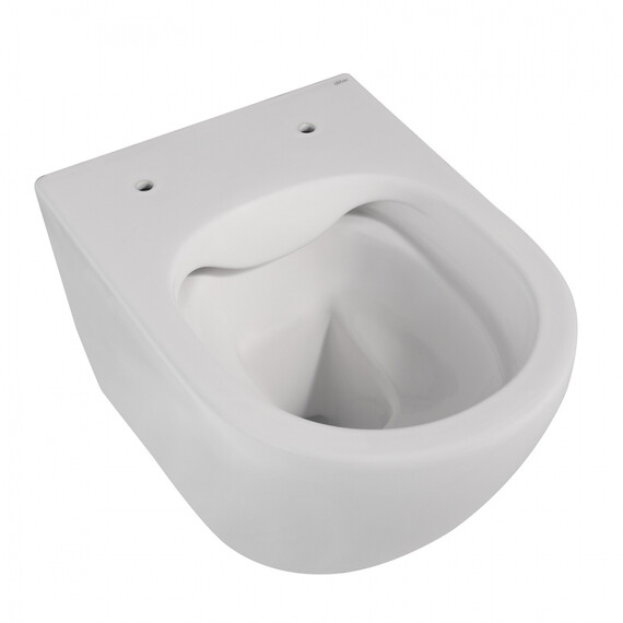Унитаз подвесной безободковый Abber Bequem AC1100MW с крышкой микролифт, белый матовый - фото 17