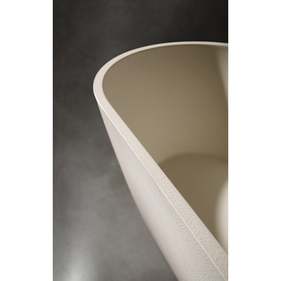 Ванна отдельностоящая Abber Frankfurt 170x75 см AM9941MBE, светло-бежевый матовый - фото 11