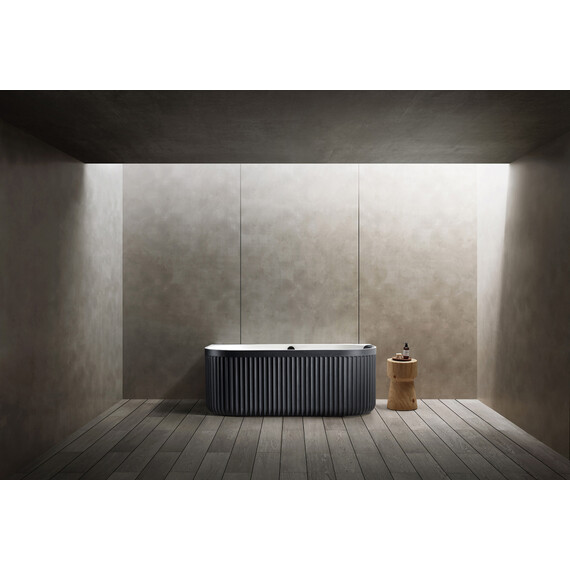 Ванна акриловая Abber Leipzig 170x80 см AM9916BW, чёрно-белый матовый - фото 8