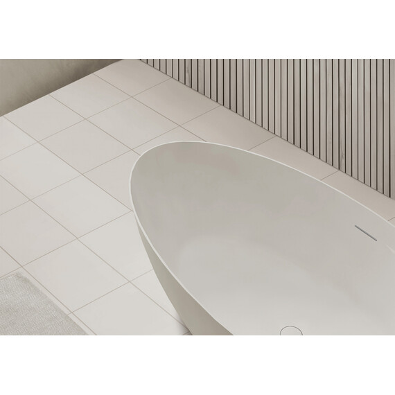 Ванна отдельностоящая Abber Stein 180x85 см AS9625-1.8, белый матовый, Размер - мм: 1800x850 - фото 12