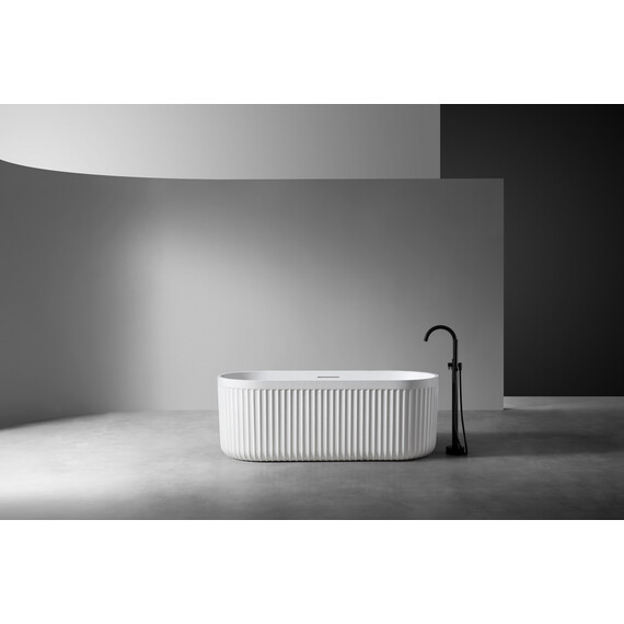 Ванна отдельностоящая Abber Stuttgart 170x75 см AM9925, белый матовый - фото 8