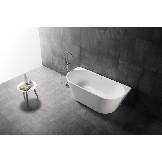 Ванна акриловая Abber 170x80 см AB9216-1.7MW, белый матовый - фото 8