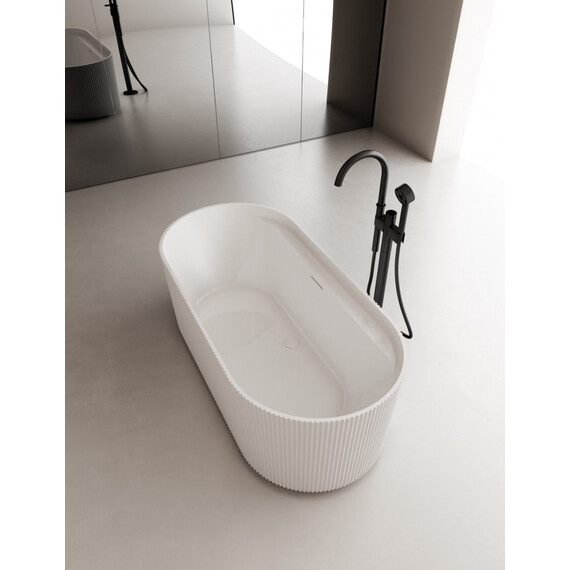 Ванна акриловая Abber 170x80 см AB9444MW, белый матовый - фото 8