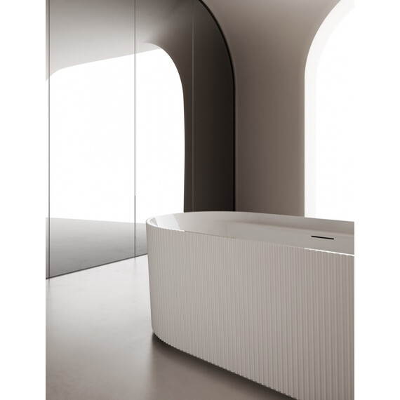 Ванна акриловая Abber 170x80 см AB9444MW, белый матовый - фото 10