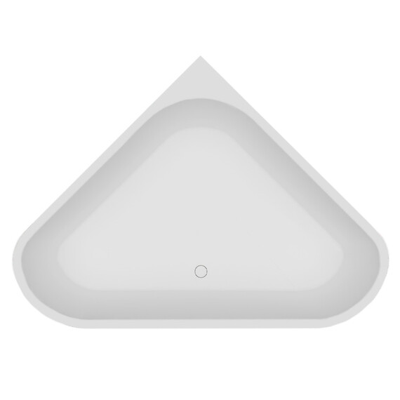 Ванна акриловая Abber 150x150 см AB9446MW, белый матовый - фото 11