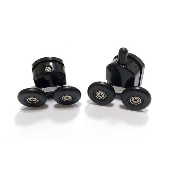 Душевое ограждение Abber Schwarzer Diamant 160x100 см AG30160BMH-S100BM-S100BM, чёрный/матовое - фото 3