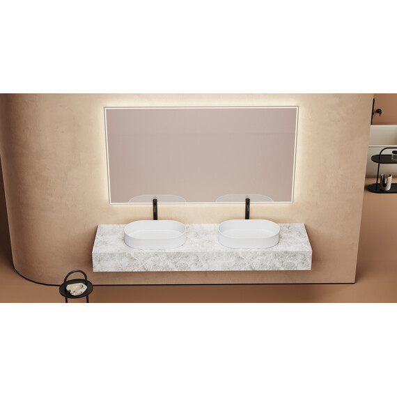 Раковина-чаша Abber Bequem 57 см AC2116MW, белый матовый - фото 5