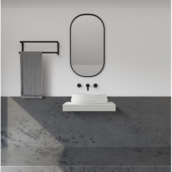 Раковина-чаша Abber Stein 60 см AS2605, белый матовый - фото 3