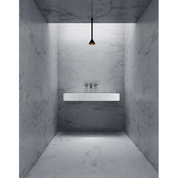 Раковина подвесная Abber Stein 100 см AS2652-1.0, белый матовый - фото 3