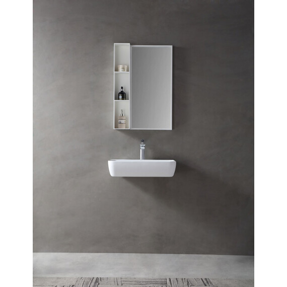 Раковина подвесная Abber Stein 60 см AS2654, белый матовый - фото 3