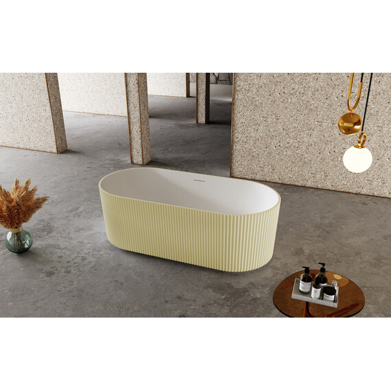 Ванна каменная Abber Stein 170x75 см AS9601MS, песочный матовый - фото 8