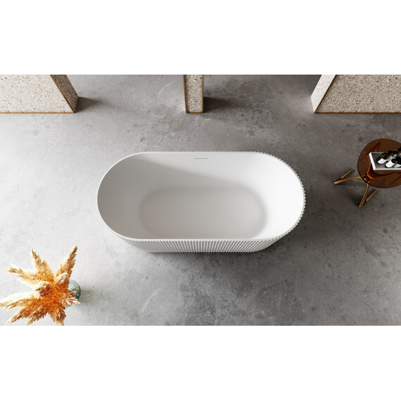 Ванна каменная Abber Stein 170x75 см AS9601MS, песочный матовый - фото 9