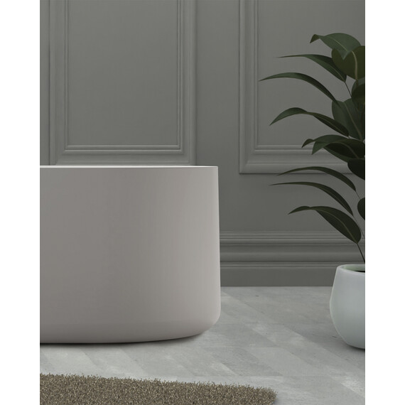 Ванна каменная Abber Stein 170x75 см AS9607, белый матовый - фото 8