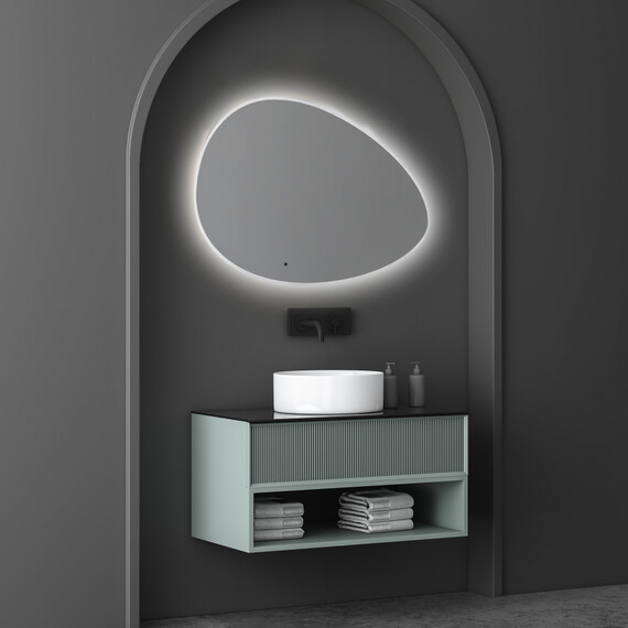 Зеркало Abber Kontur 92 см AG6301SC-0.92 - фото 2