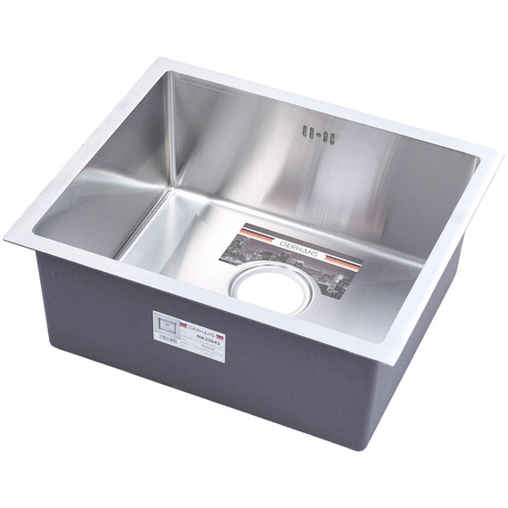 Кухонная мойка Gerhans 50х43см K35043 3 мм, без отверстия под смеситель, нержавеющая сталь - фото 13