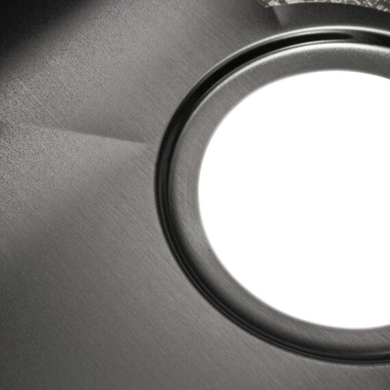 Кухонная мойка Gerhans K36045B 3 мм, с отверстием под смеситель и дозатор, с PVD покрытием, графит, Цвет производителя: графит - фото 11