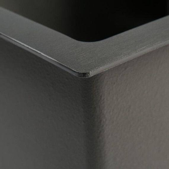 Кухонная мойка Gerhans 78х51см K37851B-L 3 мм, с отверстием под смеситель и дозатор, покрытие PVD, графит, Цвет производителя: графит - фото 3