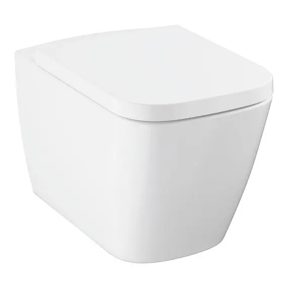 Унитаз подвесной безободковый Grohe BauEdge Ceramic 106740SH00 с крышкой микролифт - фото 3