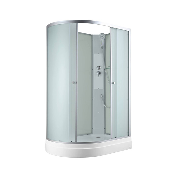 Душевая кабина Avacan 120x80 см C2012RN, хром/матовое (безсиликоновая сборка) - фото 