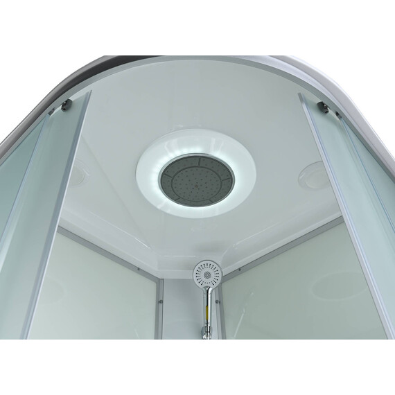 Гидробокс Avacan 90x90 см C2090LED, хром/матовое (безсиликоновая сборка) - фото 10