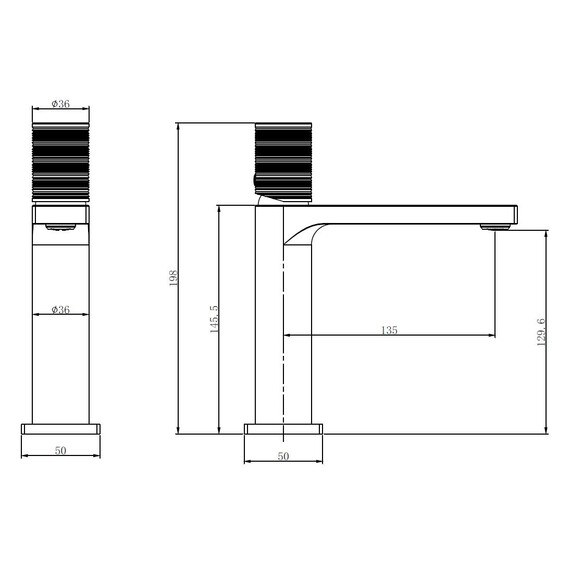 Смеситель для раковины Vincea Domus VBF-5DM01CH - фото 3
