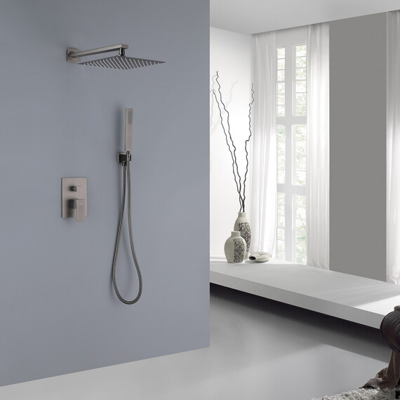 Душевая система для душа Abber Daheim AF8219NG, никель - фото 2