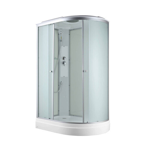 Душевая кабина Avacan 120x80 см C2012L, хром/матовое (безсиликоновая сборка) - фото 