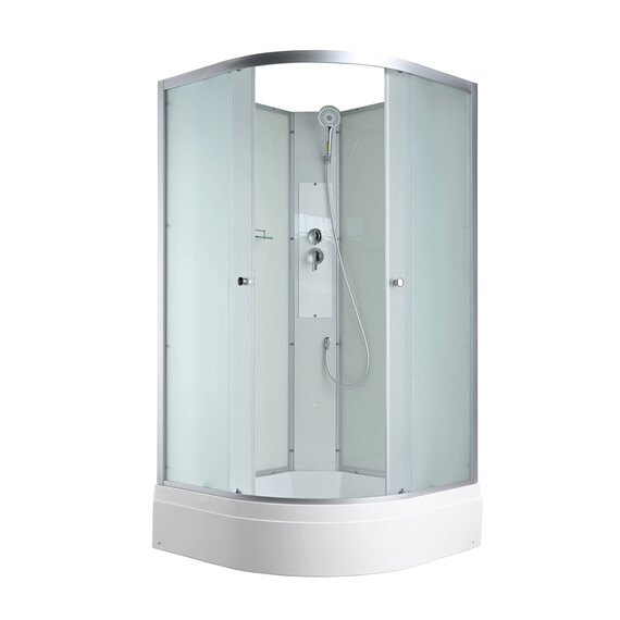 Душевая кабина Avacan 100x100 см C3010N, хром/матовое (безсиликоновая сборка) - фото 