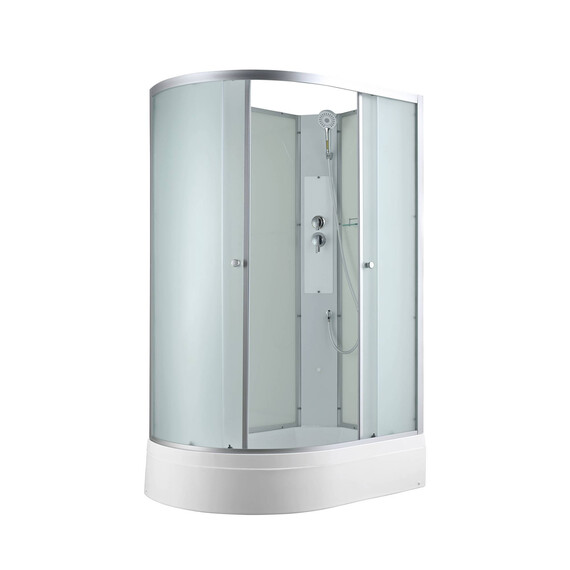 Душевая кабина Avacan 120x80 см C3012RN, хром/матовое (безсиликоновая сборка) - фото 