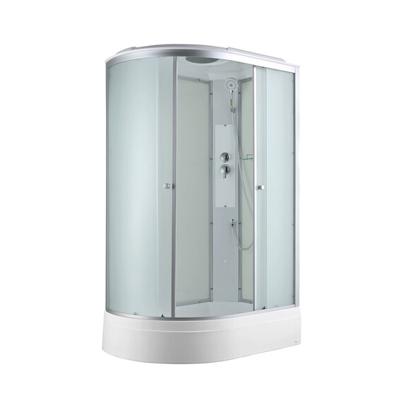 Душевая кабина Avacan 120x80 см C3012R, хром/матовое (безсиликоновая сборка) - фото 