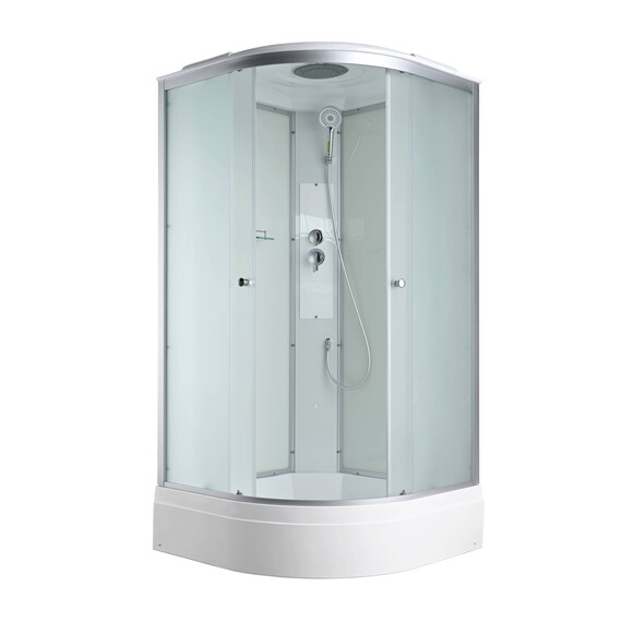 Душевая кабина Avacan 90x90 см C3090, хром/матовое (безсиликоновая сборка) - фото 