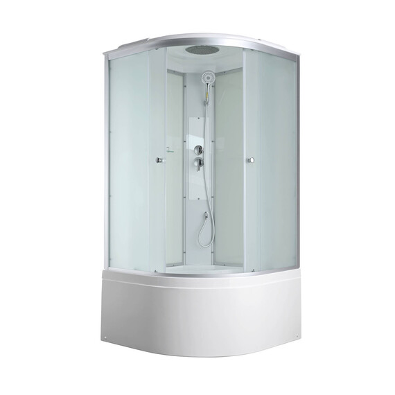 Душевая кабина Avacan 100x100 см C5010, хром/матовое (безсиликоновая сборка) - фото 