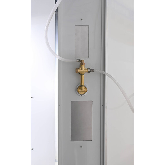 Душевая кабина Avacan 120x80 см C5012LN, хром/матовое (безсиликоновая сборка) - фото 6