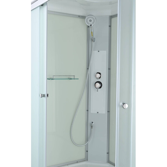 Душевая кабина Avacan 120x80 см C5012L, хром/матовое (безсиликоновая сборка) - фото 5