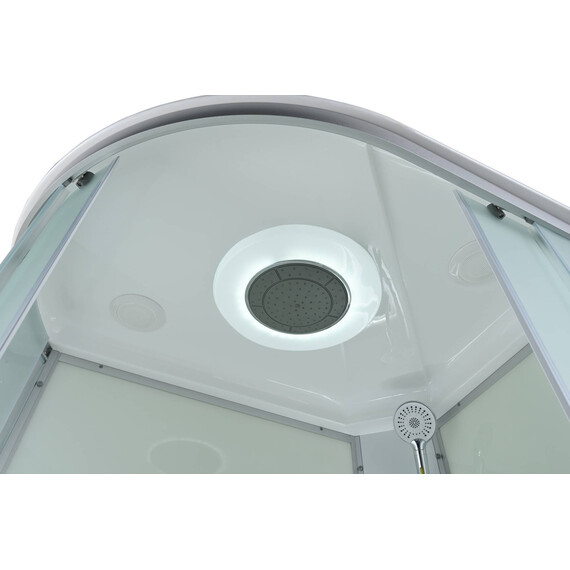 Гидробокс Avacan 120x80 см C5012RLED, хром/матовое (безсиликоновая сборка) - фото 14