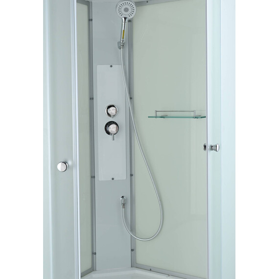 Душевая кабина Avacan 120x80 см C5012RN, хром/матовое (безсиликоновая сборка) - фото 4