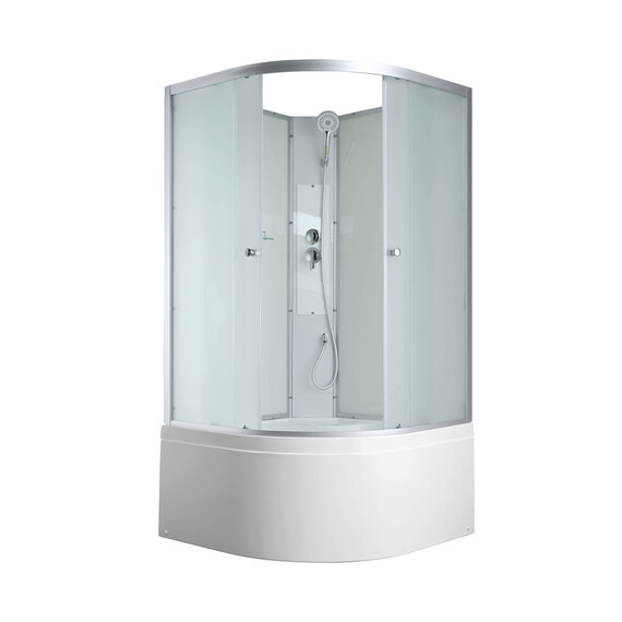 Душевая кабина Avacan 80x80 см C5080N, хром/матовое (безсиликоновая сборка) - фото 