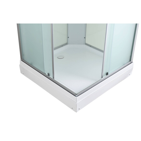 Гидробокс Avacan 90x90 см CK2090LED, хром/матовое (безсиликоновая сборка) - фото 15