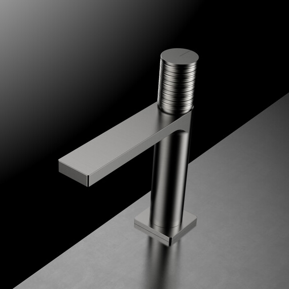 Смеситель для раковины Vincea Domus VBF-5DM01GM, вороненая сталь - фото 2