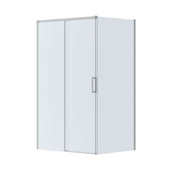 Душевое ограждение Cezares 110x90 см PLANE-AH-1-110/90-C-IN, сатин/прозрачное - фото 4