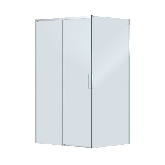 Душевое ограждение Cezares 110x80 см PLANE-AH-1-110/80-C-CR, хром/прозрачное - фото 4