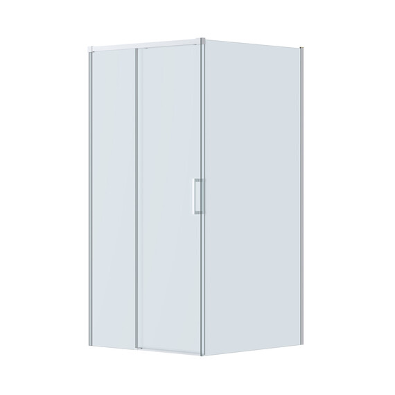 Душевое ограждение Cezares 110x100 см PLANE-AH-1-110/100-C-CR, хром/прозрачное - фото 4