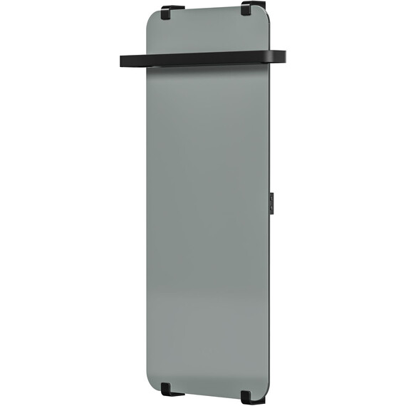 Полотенцесушитель электрический Allen Brau Infinity П1 290x1000 мм (с рейлингом 2.0) 325658, чёрный - фото 