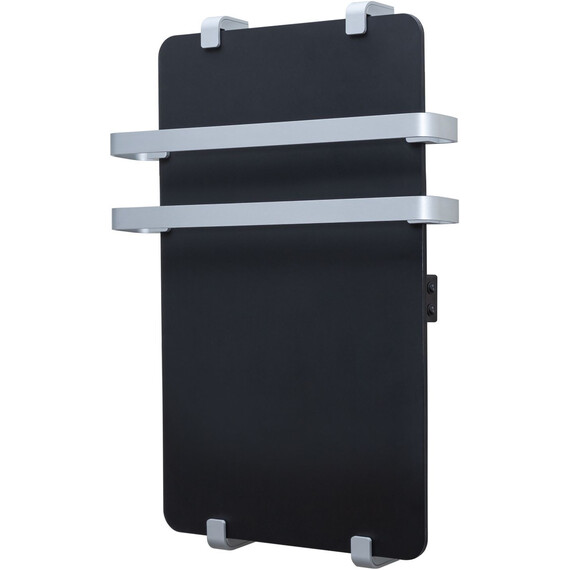 Полотенцесушитель электрический Allen Brau Infinity П2 290x1000 мм (с рейлингом 2.0) 325623, чёрный - фото 